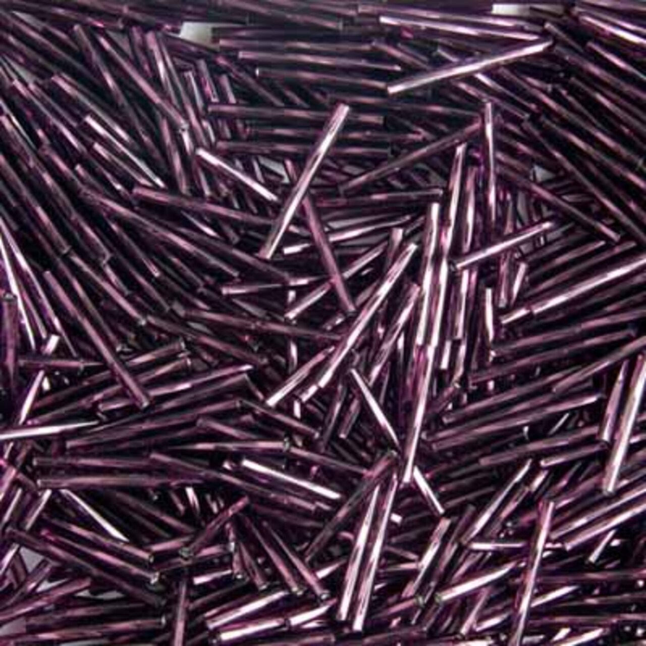 John Bead Silver Lined Twisted Bugles Czech Glass Seed Beads, 250g